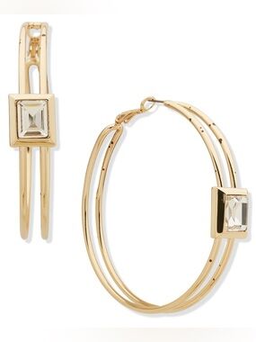 NWOT Nine West Hoop Earring
